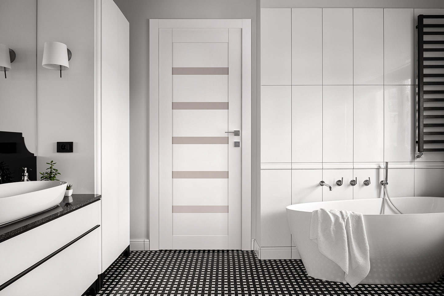 Leora Vetro Bianco Noble